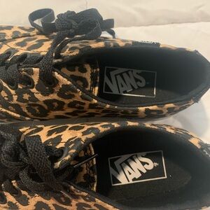 Vans Leopard Print Sneakers